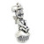 Fairy on a Cake sterling silver charm .925 x 1 Fairy Cup Cakes charms