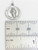 Saint Jude Thaddeus sterling silver charm .925 St Judes charms detail