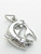 Great White Shark 2D sterling silver charm .925 Sharks charms additional view