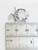 Shark chasing a Seal 2D sterling silver charm .925 Sharks Seals size example