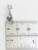 Star with Arrow sterling silver charm .925 Stars Arrows charms side view
