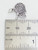 Butterfly Net sterling silver charm .925 Butterfly Insect Nets size example