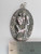 Saint Christopher large silver pendant .925 x 1 Travelling pendants size example