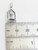 Eucharist sterling silver charm .925 Holy Christian charms detail