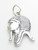 Egyptian Pharoah Head sterling silver charm .925 x 1 Egypt charms image 6