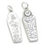 Sarcophagus sterling silver charm .925 Egypt and Egyptian charms