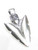 Arrow Head sterling silver pendant .925 Arrowhead pendants alternate view