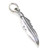 Feather small sterling silver charm .925 Native Feathers charms