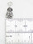 Witch with Crystal Ball sterling silver charm .925 Halloween charms additional view
