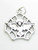Church window sterling silver charm .925 x 1 Churches Windows charms A2 additional view