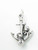 Mermaid on Anchor sterling silver charm .925 x 1 Mermaids charms additional view