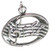 Music Notes sterling silver charm pendant .925 Musician charms