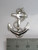 Anchor 2D sterling silver large charm or pendant .925 x 1 Anchors size example