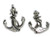 Anchor 2D sterling silver large charm - pendant .925 Anchors A1 additional view