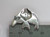 Tropical Fish large sterling silver charm pendant .925 Fishes charms detail