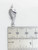 Seahorse 2D sterling silver charm .925 Sea Horse charms detail