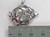 Tropical Fish silver charm pendant 2D .925 x 1 Fishes charms size example