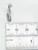 Knife with Sheath sterling silver charm .925 Knives charms size example