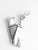 Knife with Sheath sterling silver charm .925 Knives charms alternate view