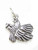 Eagle 2D sterling silver charm .925 x 1 Birds and Eagles charms additional view