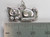 Cat 2D sterling silver charm .925 cats charms detail