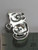 Cat 2D sterling silver charm .925 x 1 cats charms size example