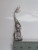 Giraffe long 2D sterling silver charm pendant .925 x 1 Giraffes charms