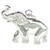Elephant 2D sterling silver charm .925 x 1 Elephants charms