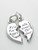 Best Friends sterling silver charm .925 x 1 BFF charms image 6