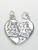 Best Friends sterling silver charm .925 BFF charms A1 extra view