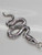 Snake 2D sterling silver charm pendant .925 Snakes charms - Pendants detail
