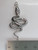 Snake 2D sterling silver charm pendant .925 x 1 Snakes charms - Pendants