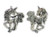 Unicorn sterling silver charm pendant 2D .925 Unicorns I additional view
