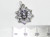 Spider with Skull sterling silver charm .925 Spiders Skulls charms detail