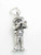 Mariachi Band Horn Player sterling silver charm .925 Music charms side view