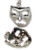 Drama Mask Sad Face sterling silver charm .925 Tragedy Acting charms additional view