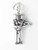 Mariachi Band Fiddle Player sterling silver charm .925 x 1 Music charms image 7