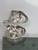 Drama Masks sterling silver charm pendant .925 Acting charms detail