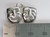 Theatre Masks sterling silver charm .925 x 1 Theater Drama Masks charms detail