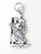 Saint Joseph 2D sterling silver charm .925 x 1 Caring charms side view