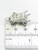 Throne sterling silver charm .925 fit for a Queen or King size example