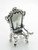 Throne sterling silver charm .925 x 1 fit for a Queen or King additional view