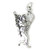 Mercury Hermes sterling silver charm .925 Roman Gods charms