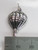 Hot Air Balloon 2D silver charm pendant .925 x 1 Ballooning charms size example
