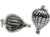 Hot Air Balloon 2D silver charm pendant .925 x 1 Ballooning charms additional view