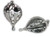 Hot Air Balloon 2D silver charm pendant .925 x 1 Ballooning charms A1 additional view