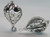 Hot Air Balloon 2D silver charm pendant .925 Ballooning charms A1 alternate view