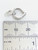 Heart sterling silver charm .925 Hearts Love charms size example
