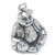 Buddha sterling silver charm .925 Buddahs charms