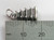 Pagoda sterling silver charm .925 Pagodas Tower Charms side view